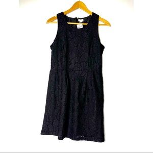 J. Crew Black Lace dress Size 6